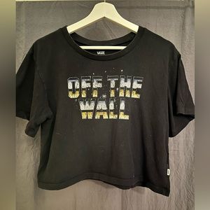 Vans Off The Wall Cropped Tee